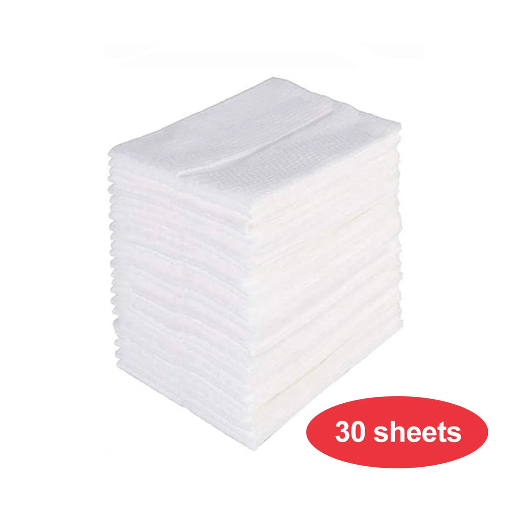 Disposable Electrostatic Mop Refill Pads 30 Count, Non-Woven Wet Dry Floor Cleaning Cloths for Hardwood Tile Vinyl Floors, Dust Hair Dirt Trapping Disposable Mop Sheets