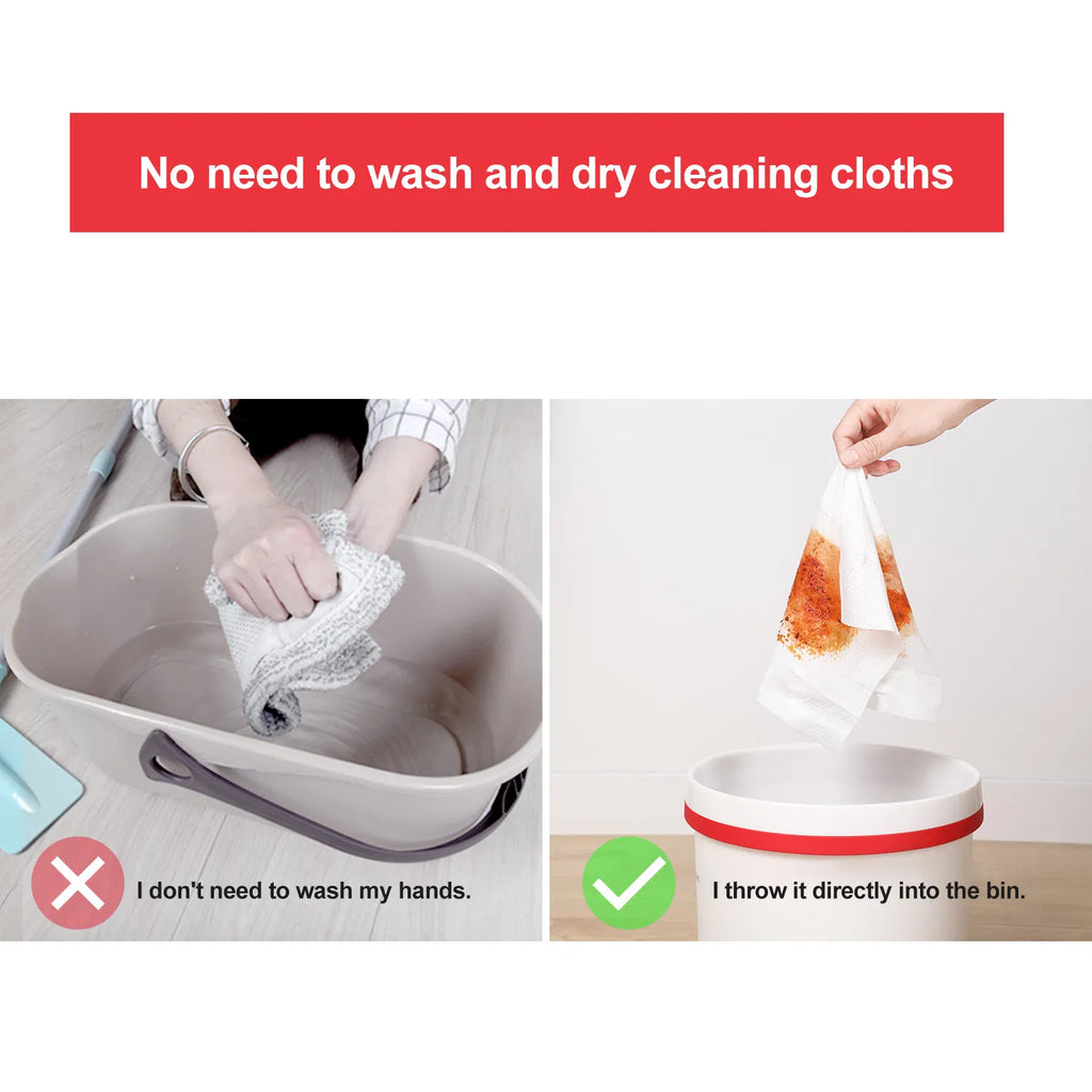 Disposable Electrostatic Mop Refill Pads 30 Count, Non-Woven Wet Dry Floor Cleaning Cloths for Hardwood Tile Vinyl Floors, Dust Hair Dirt Trapping Disposable Mop Sheets