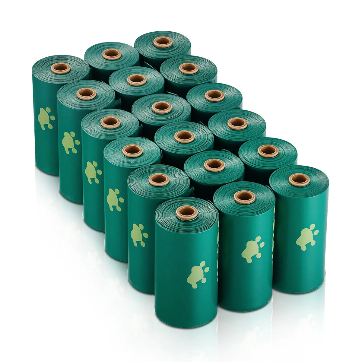 AEELLEEA 270 Count Dog Poop Bags, 13x9 Inch Biodegradable Pet Waste Bags, 15 Micron HDPE Leak Proof Unscented, 65% Recycled D2W, 18 Rolls