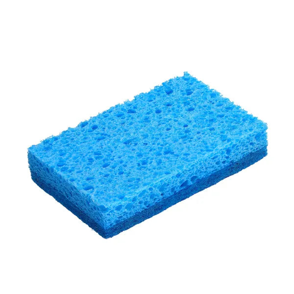 AEELLEEA 12 Pack Kitchen Sponges, Dual Sided Cellulose Scrub Sponges for Dishes, Non-Scratch Dish Sponge