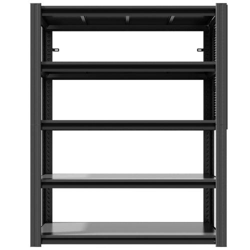 AEELLEEA 5-Tier Heavy Duty Steel Garage Storage Shelving, 47.2"W x18"D x78"H, 2000lbs Total Load, with Pegboard Tool Organizer