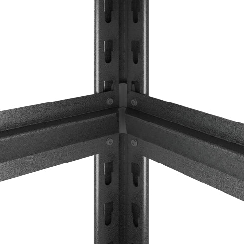 AEELLEEA 5-Tier Heavy Duty Steel Garage Storage Shelving, 47.2"W x18"D x78"H, 2000lbs Total Load, with Pegboard Tool Organizer