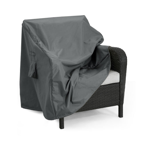 AEELLEEA 2 Pack Patio Chair Covers, Waterproof Outdoor Lounge Chair Cover, 36x36x36 Inch Heavy Duty Weather Resistant Furniture Cover for Patio Single Chair