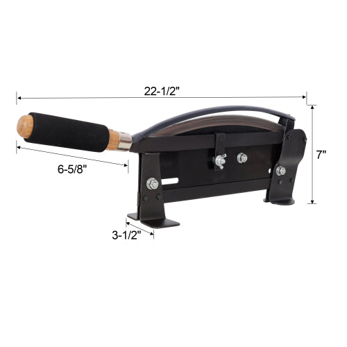 AEELLEEA Flower Stem Cutter, Heavy Duty Bench Mounted Floral Stem Cutting Machine with Safety Lock, Comfort Grip Handle, Metal Florist Stem Trimmer for Flower Shop