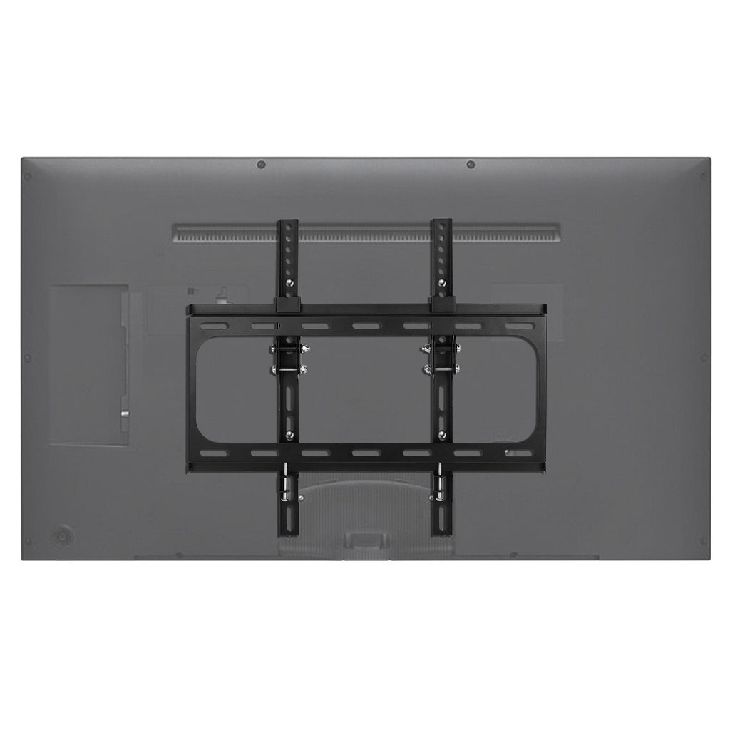 AEELLEEA Tilt TV Wall Mount for 26 to 55 Inch TVs, Heavy Duty Bracket up to 99 lbs, VESA 400x400, Low Profile with Level, Black