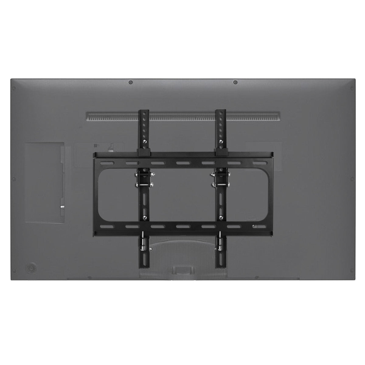AEELLEEA Tilt TV Wall Mount for 26 to 55 Inch TVs, Heavy Duty Bracket up to 99 lbs, VESA 400x400, Low Profile with Level, Black