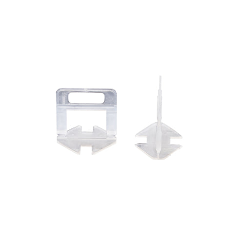 AEELLEEA Tile Leveling System Clips, 3mm Reusable Plastic Tile Leveler Spacers for Wall and Floor Tile Installation