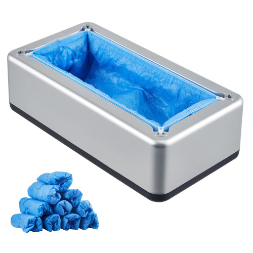 AEELLEEA Automatic Shoe Cover Dispenser, Disposable Shoe Cover Machine with 100pcs Non Slip Shoe Covers