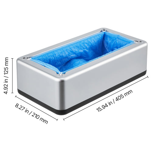 AEELLEEA Automatic Shoe Cover Dispenser, Disposable Shoe Cover Machine with 100pcs Non Slip Shoe Covers