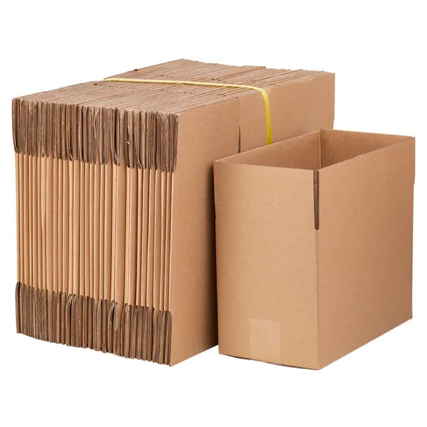8 x 6 x 4 in Corrugated Cardboard Shipping Boxes, Brown Mailing Boxes for Moving, Storage & Small Business