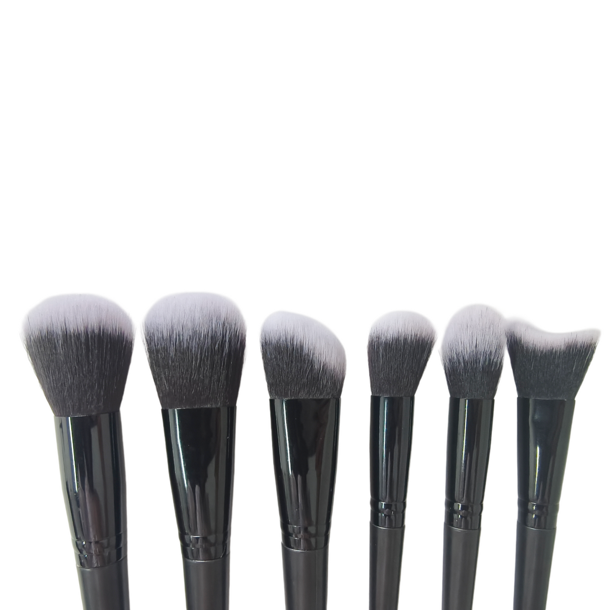 25 Pcs Professional Makeup Brush Set, Premium Synthetic Bristles Foundation Blush Eyeshadow Brushes, Black Face Eye Makeup Kit