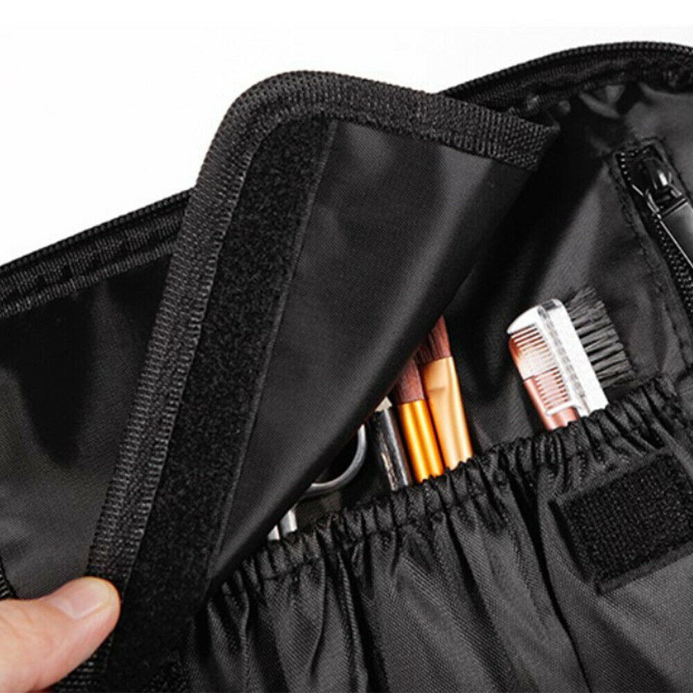 Makeup Bag Travel Cosmetic Case with Adjustable Dividers & Brush Holders, Waterproof Portable Toiletry Organizer for Women