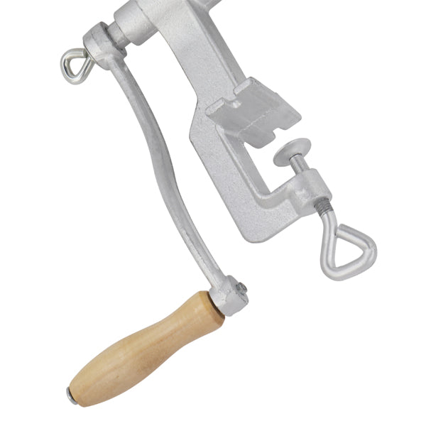 AEELLEEA Manual Hand Crank Grain Mill with Stainless Steel Hopper, Adjustable Cast Iron Table Mount Grinder for Wheat Corn Coffee Nuts