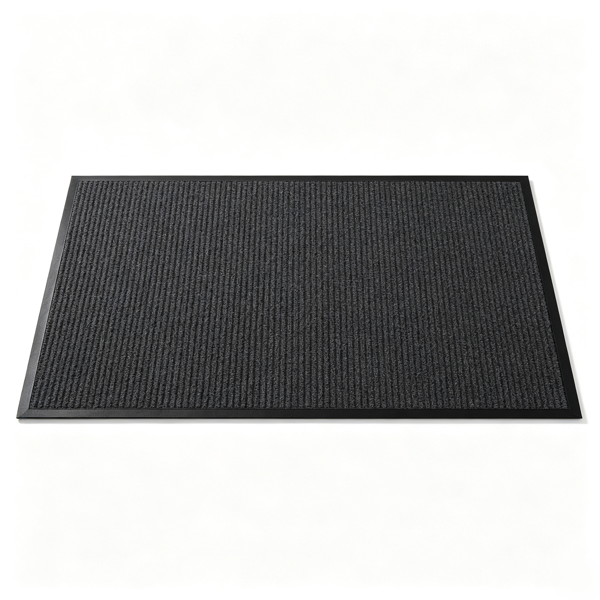 Heavy Duty Non-Slip Door Mat, Low Profile Dirt Trapper Absorbent Entrance Rug with Rubber Back, Indoor Outdoor Floor Mat for Entryway Garage Office