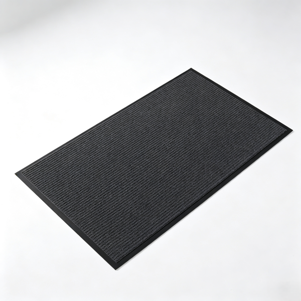 Heavy Duty Non-Slip Door Mat, Low Profile Dirt Trapper Absorbent Entrance Rug with Rubber Back, Indoor Outdoor Floor Mat for Entryway Garage Office
