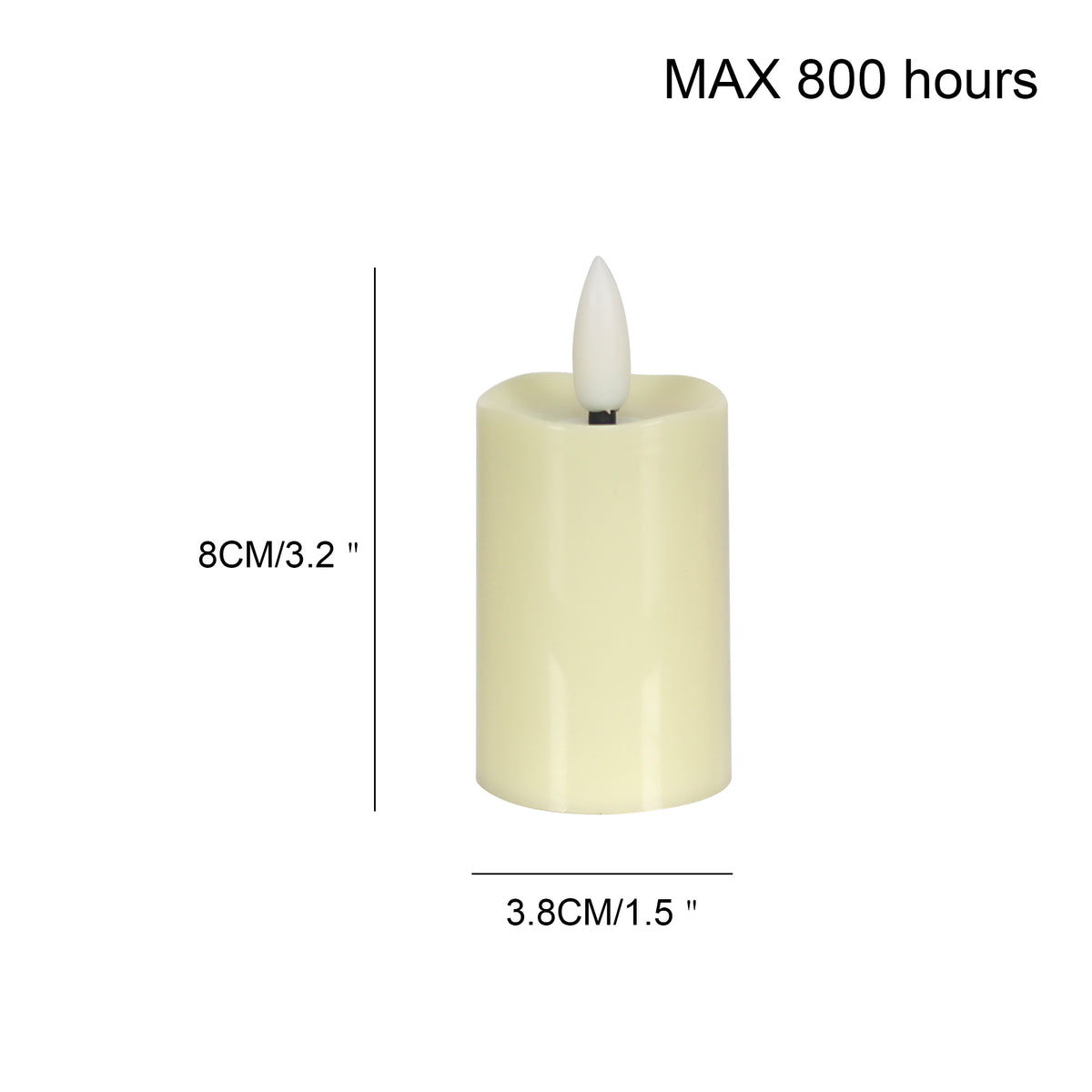 10-Pack 3.15in Flameless LED Votive Candles with Remote and Timer, Battery Operated Flickering Warm White Lights for Christmas, Wedding, Party and Home Decor