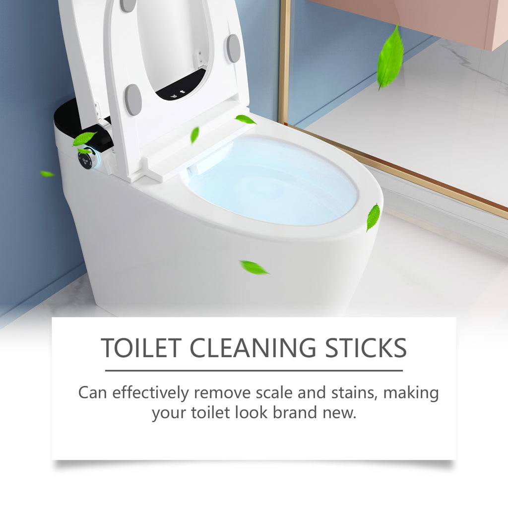 Multi-Functional Toilet Cleaning Sticks, Long Lasting Scent Toilet Tank Cleaner Sticks, Limescale & Stain Remover for Bathroom Toilet Bowl