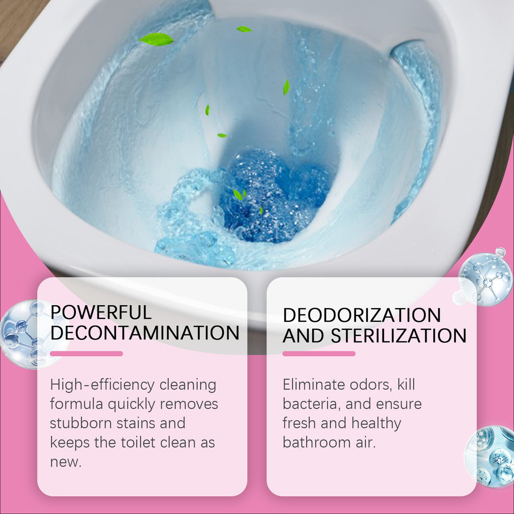 Multi-Functional Toilet Cleaning Sticks, Long Lasting Scent Toilet Tank Cleaner Sticks, Limescale & Stain Remover for Bathroom Toilet Bowl
