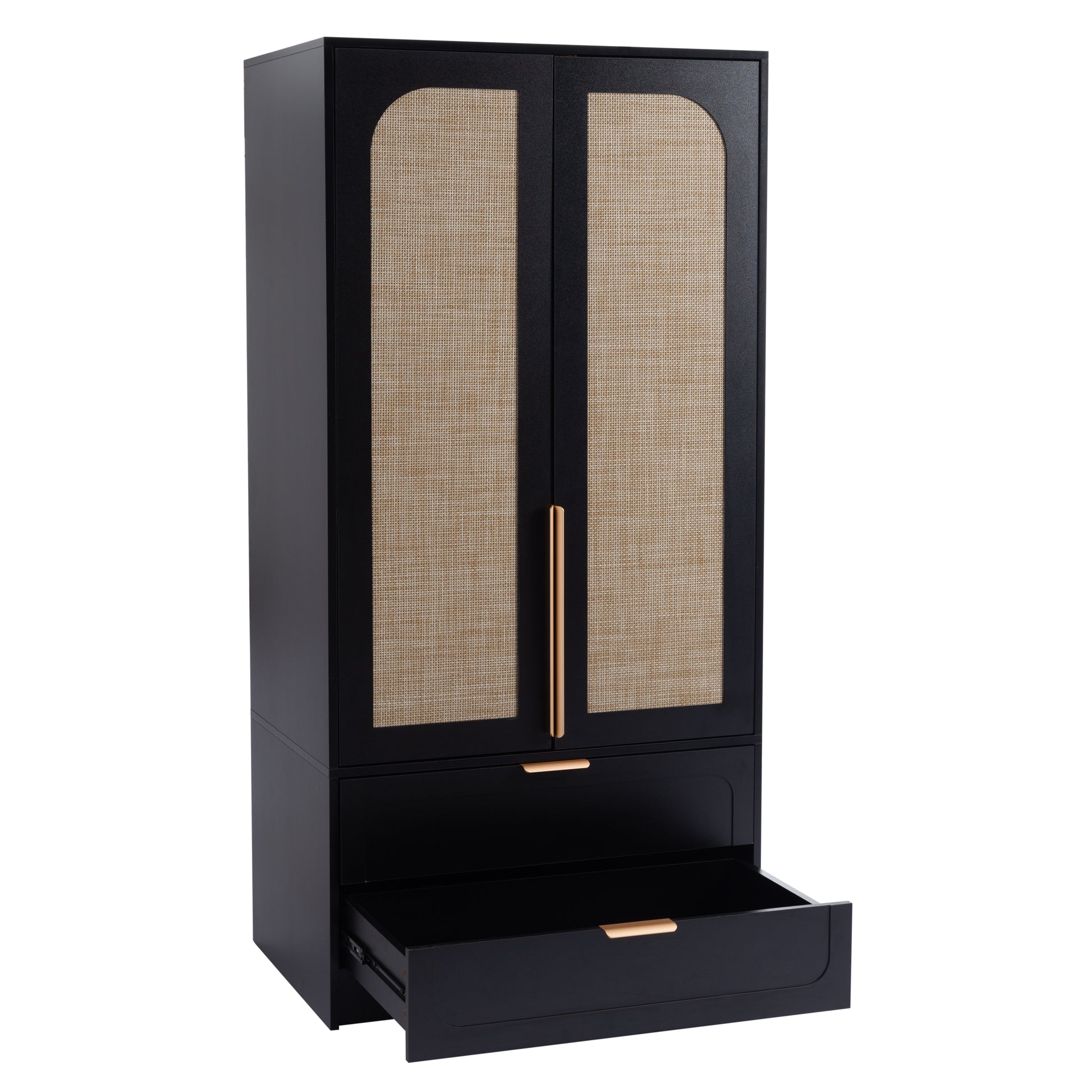 2 doors Armoire Wardrobe with 2 Drawers