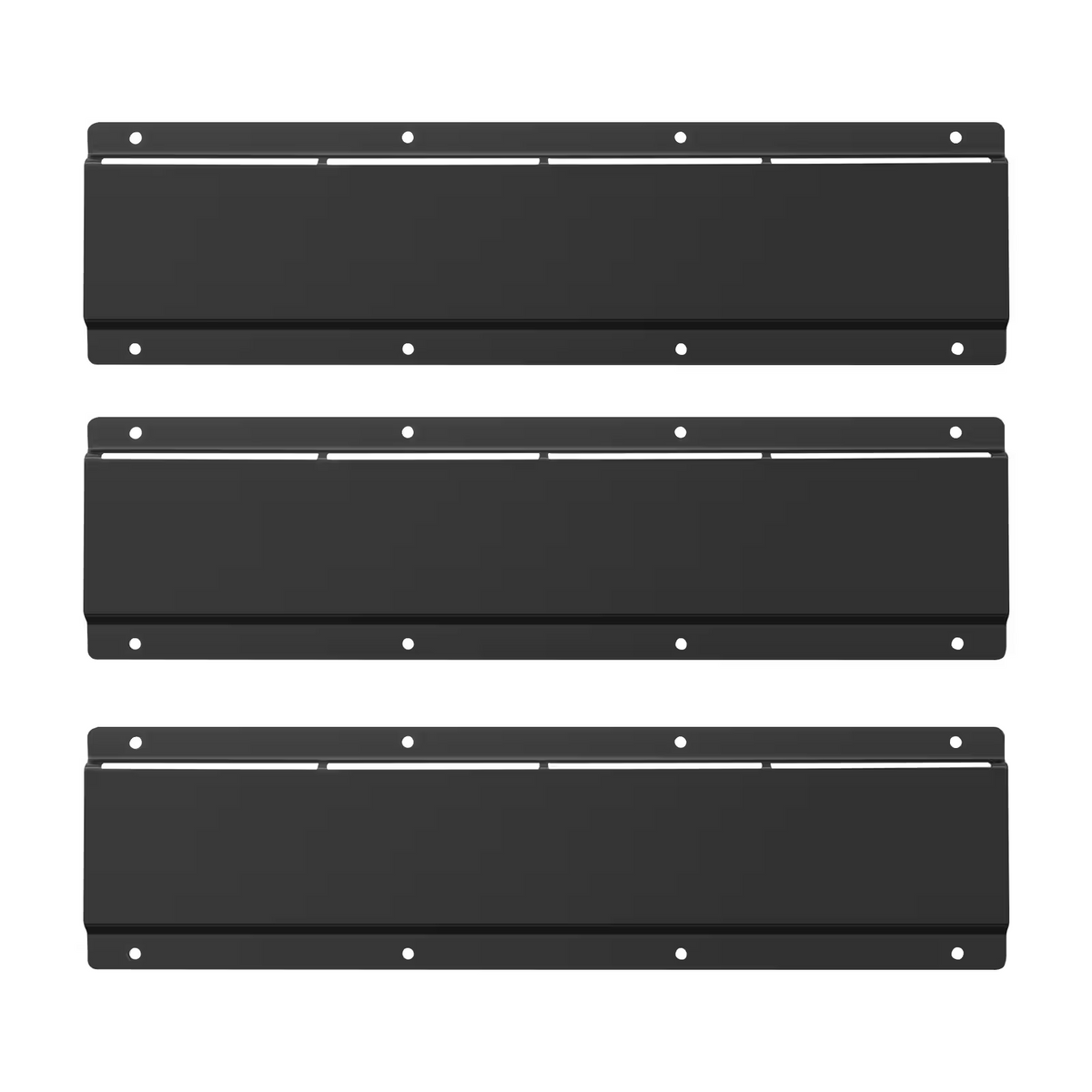 Wall Mounted Storage Bins, 12 Plastic Bins & 3 Metal Rails, Stackable Hardware Organizer for Screws, Nuts & Bolts, Red, Garage & Workshop
