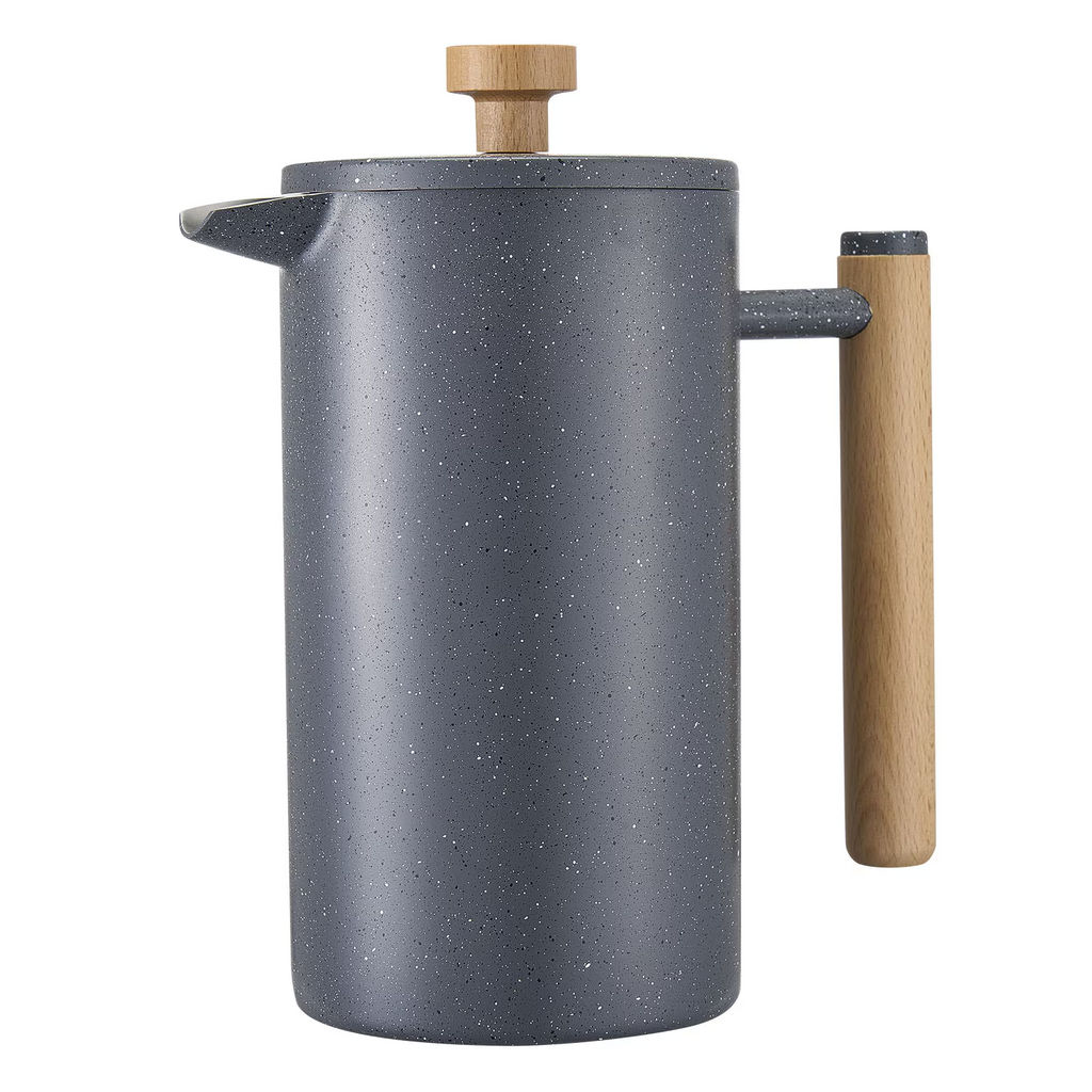 French Press Coffee Maker 34 oz, Stainless Steel Coffee & Tea Press, 8 Cup Manual Coffee Brewer with Plunger Filter