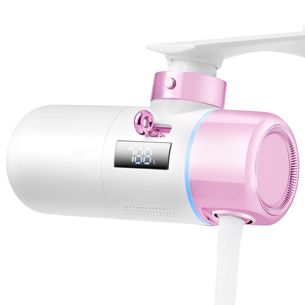 Skincare Bathroom Sink Faucet Water Purifier Pink, Faucet Filter Replacement Cartridge 2-Pack with 6-Layer High-Efficiency Filtration