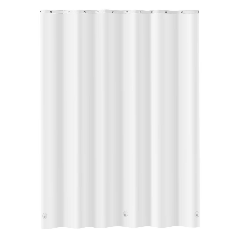 Shower Curtain Liner, 2-Pack Waterproof Plastic Liners with 3 Magnets and 12 Rust-Resistant Metal Grommet, for Bathroom Showers & Bath Tubs