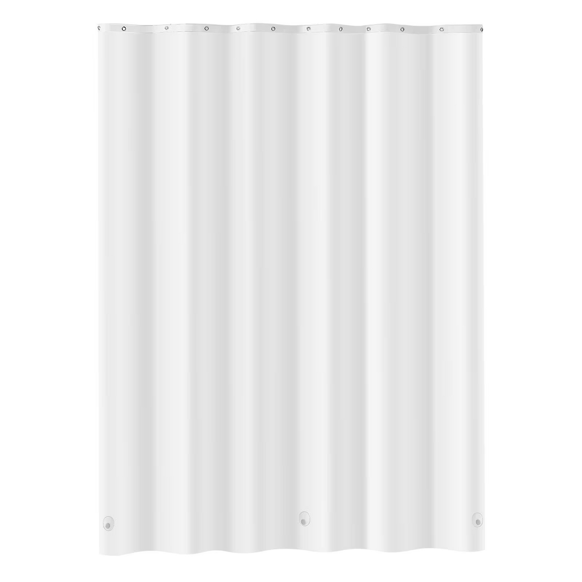 Shower Curtain Liner, 2-Pack Waterproof Plastic Liners with 3 Magnets and 12 Rust-Resistant Metal Grommet, for Bathroom Showers & Bath Tubs