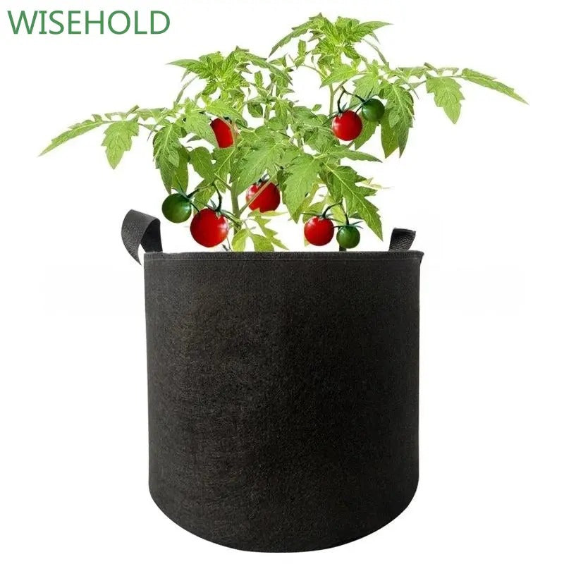 3-Pack 5-Gallon Fabric Grow Bags with Durable Handles, Nonwoven Planters for Vegetables, Fruits, Flowers and Herbs