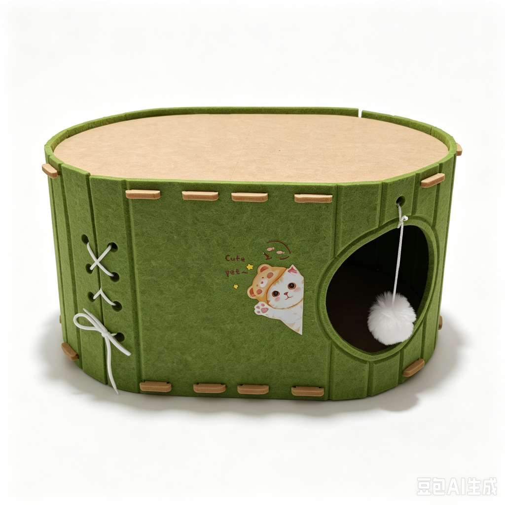 Washable Cat Cave Bed, Removable Soft Polyester Pet House for Indoor Cats & Small Dogs, Cozy Enclosed Pet Nest for Rest