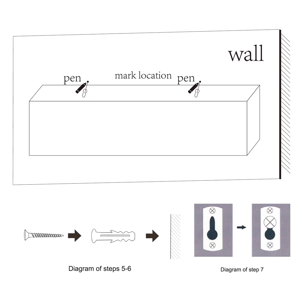 2-Piece Floating Wall Shelves, 11.81" Wood Wall Mounted Shelf Set for Books, Plants & Decor with Invisible Brackets, Tan