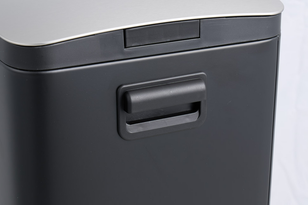AEELLEEA-5L 1.32 Gallon Rectangular Step Trash Can, Stainless Steel Foot Pedal Garbage Can with Removable Inner Bucket for Bathroom Bedroom Office