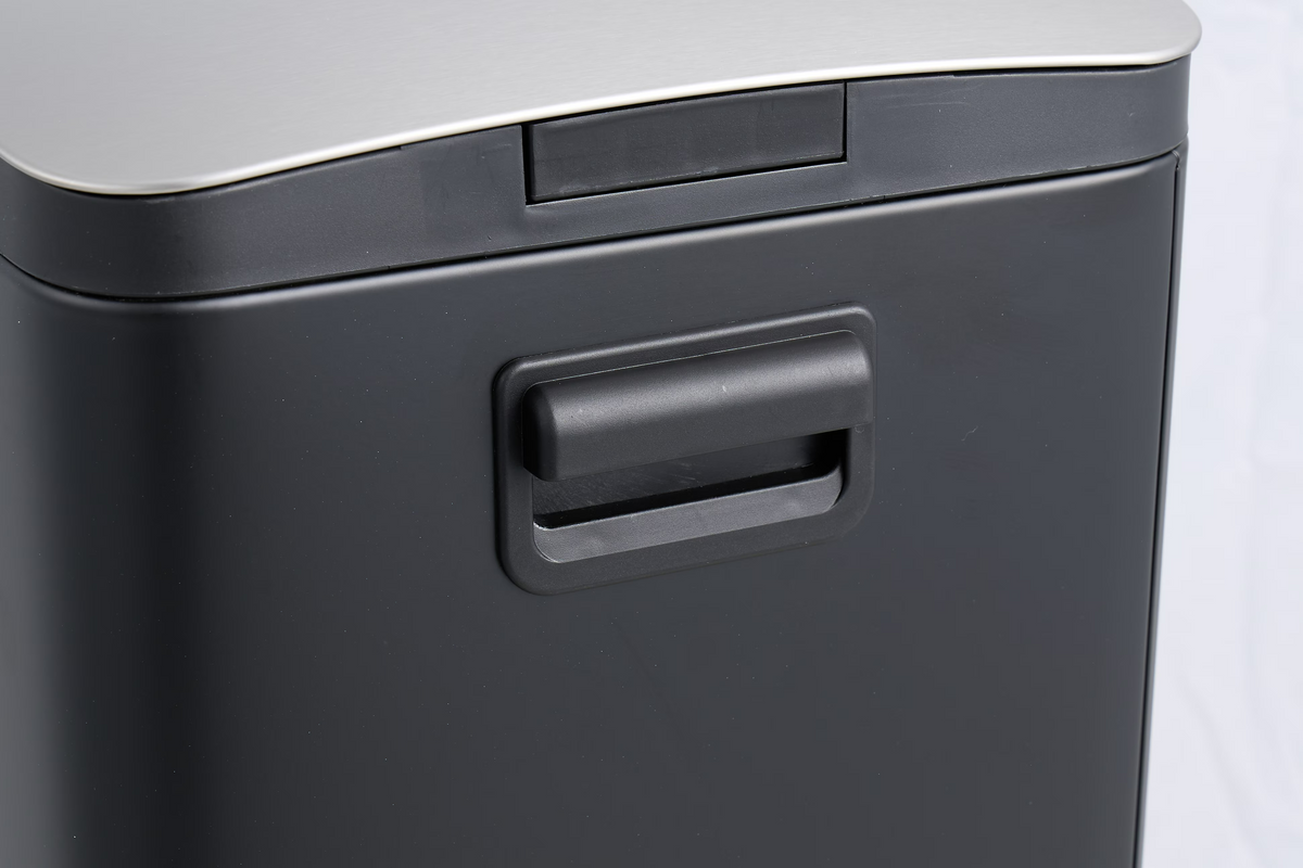 AEELLEEA-5L 1.32 Gallon Rectangular Step Trash Can, Stainless Steel Foot Pedal Garbage Can with Removable Inner Bucket for Bathroom Bedroom Office