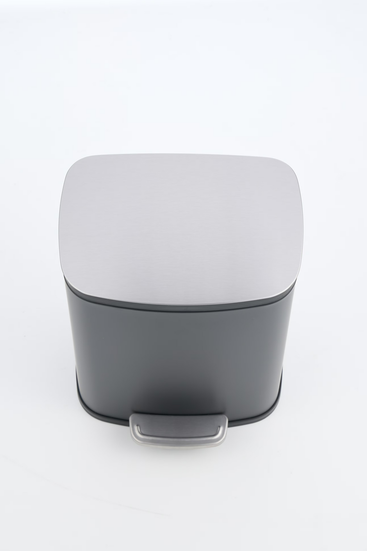 AEELLEEA-5L 1.32 Gallon Rectangular Step Trash Can, Stainless Steel Foot Pedal Garbage Can with Removable Inner Bucket for Bathroom Bedroom Office