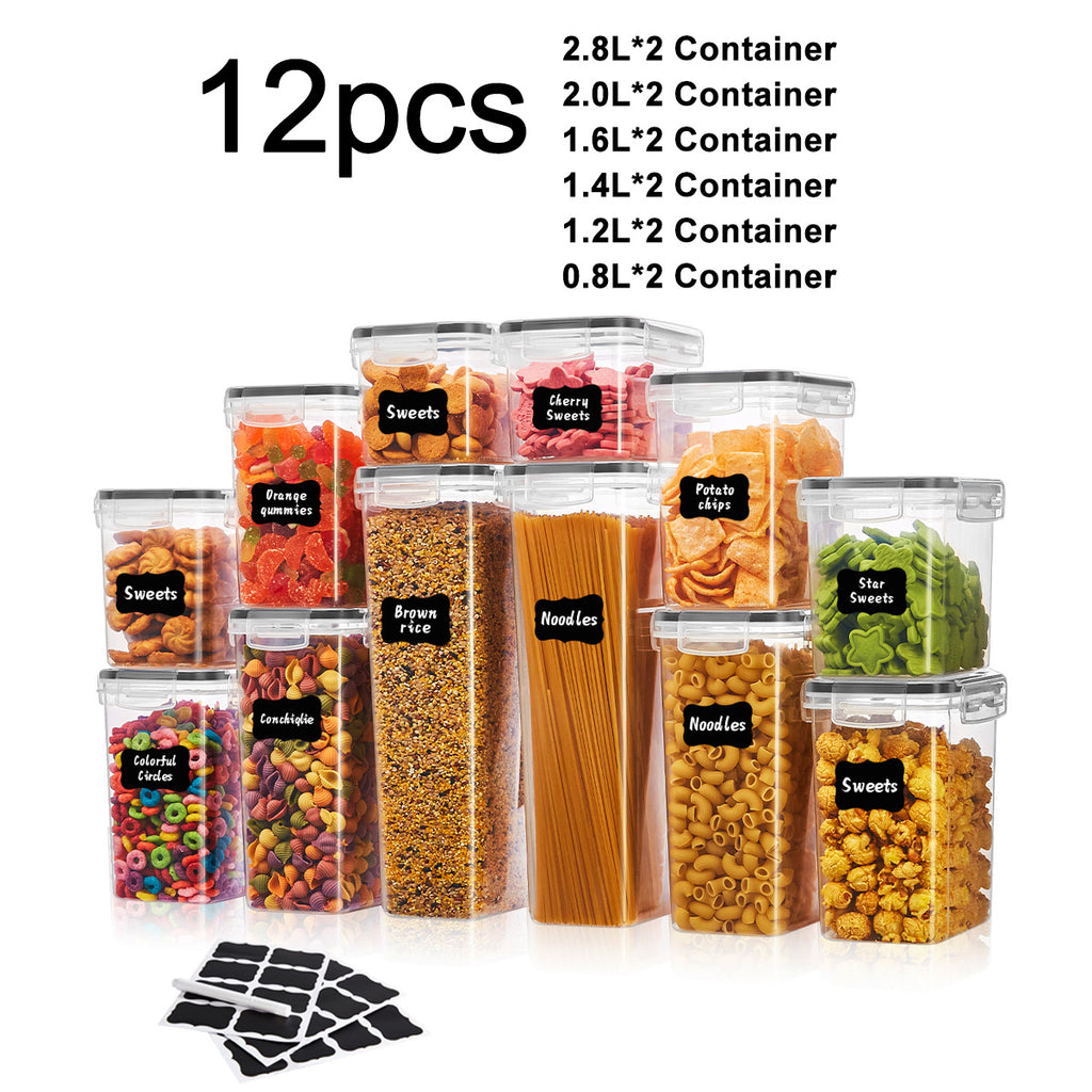 12 PCS Flour and Sugar Storage Container Sets for Advanced Baker