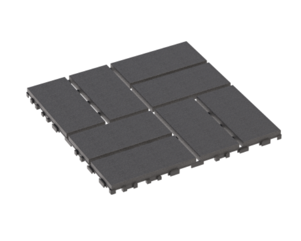 AEELLEEA 44 Pack Interlocking Plastic Deck Tiles, 12"x12" Waterproof Patio Tiles, All Weather Floor Tiles for Balcony Backyard Poolside