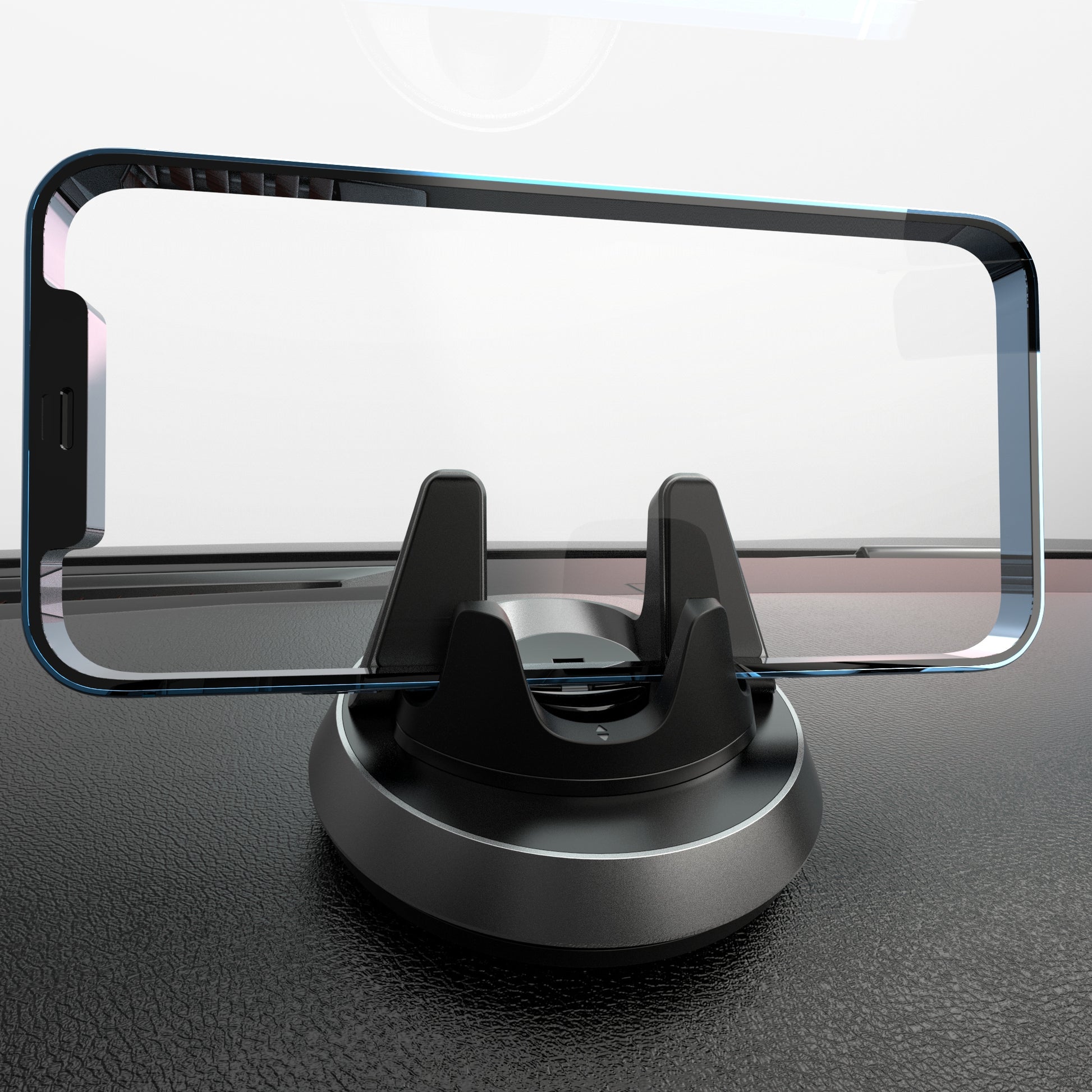 Dashboard Phone Holder for Car, 360 Degree Rotation Car Phone Mount, Cell Phone Holder Car Dashboard Mount, Car Phone Stand Compatible with iPhone 17/16/15/14/13/12 Pro Max, Samsung and Android