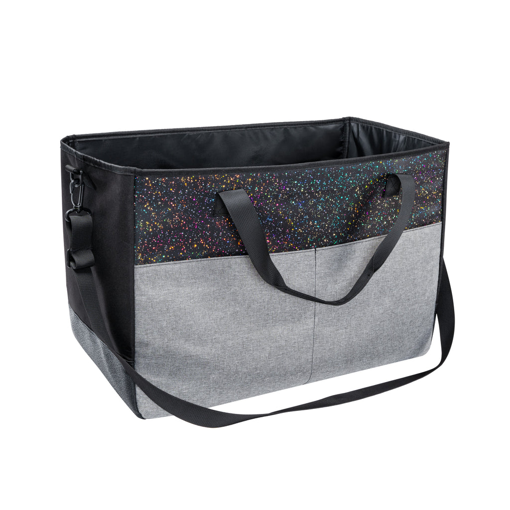 Sparkle Large Car Trunk Storage Bag, Waterproof Vehicle Cargo Organizer Tote with Strong Carry Handles