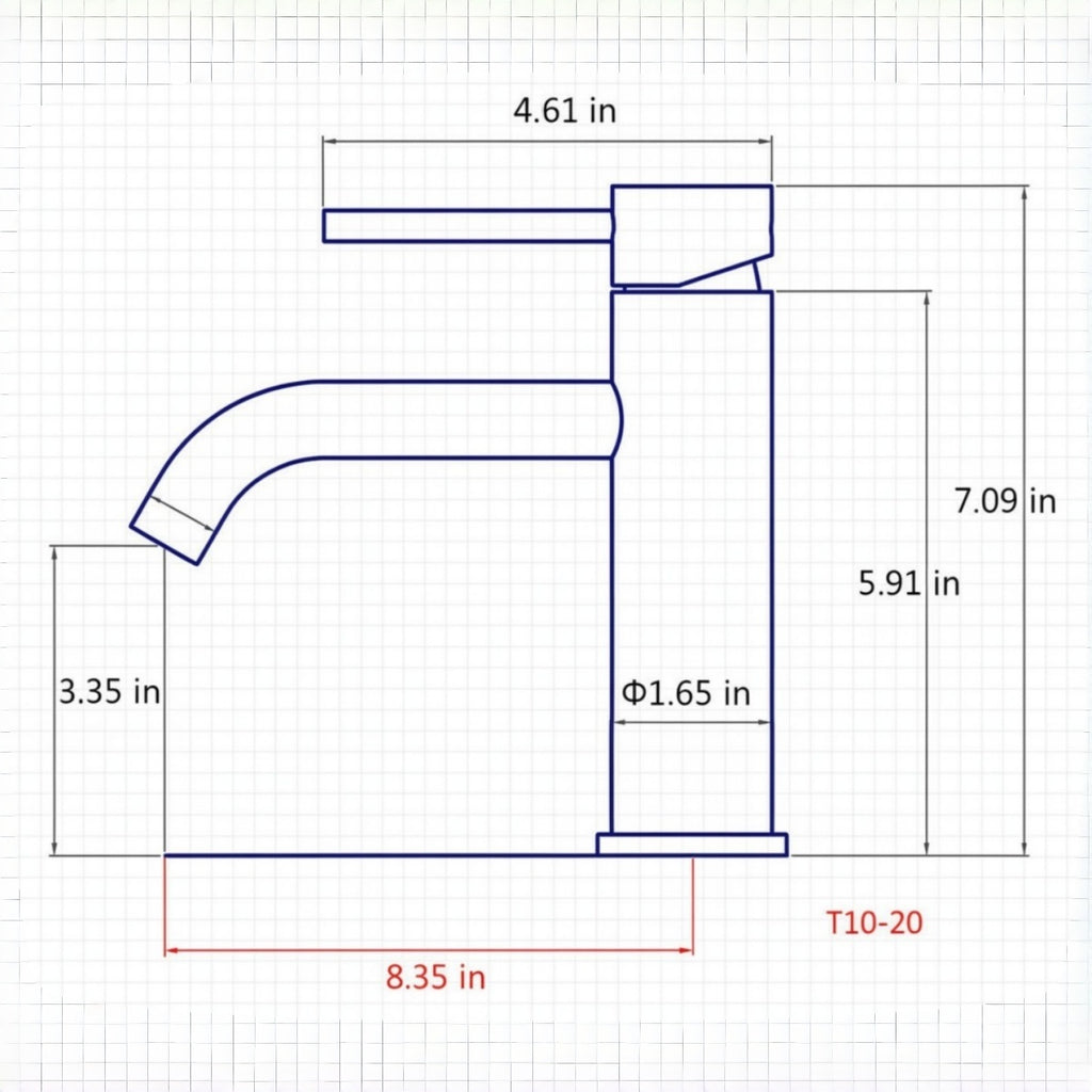 Single Hole Matte  Bathroom Faucet with Pop Up Drain Assembly and Faucet Supply Hose, Single Handle Lavatory Faucets for Sink, Sink Faucet Bathroom
