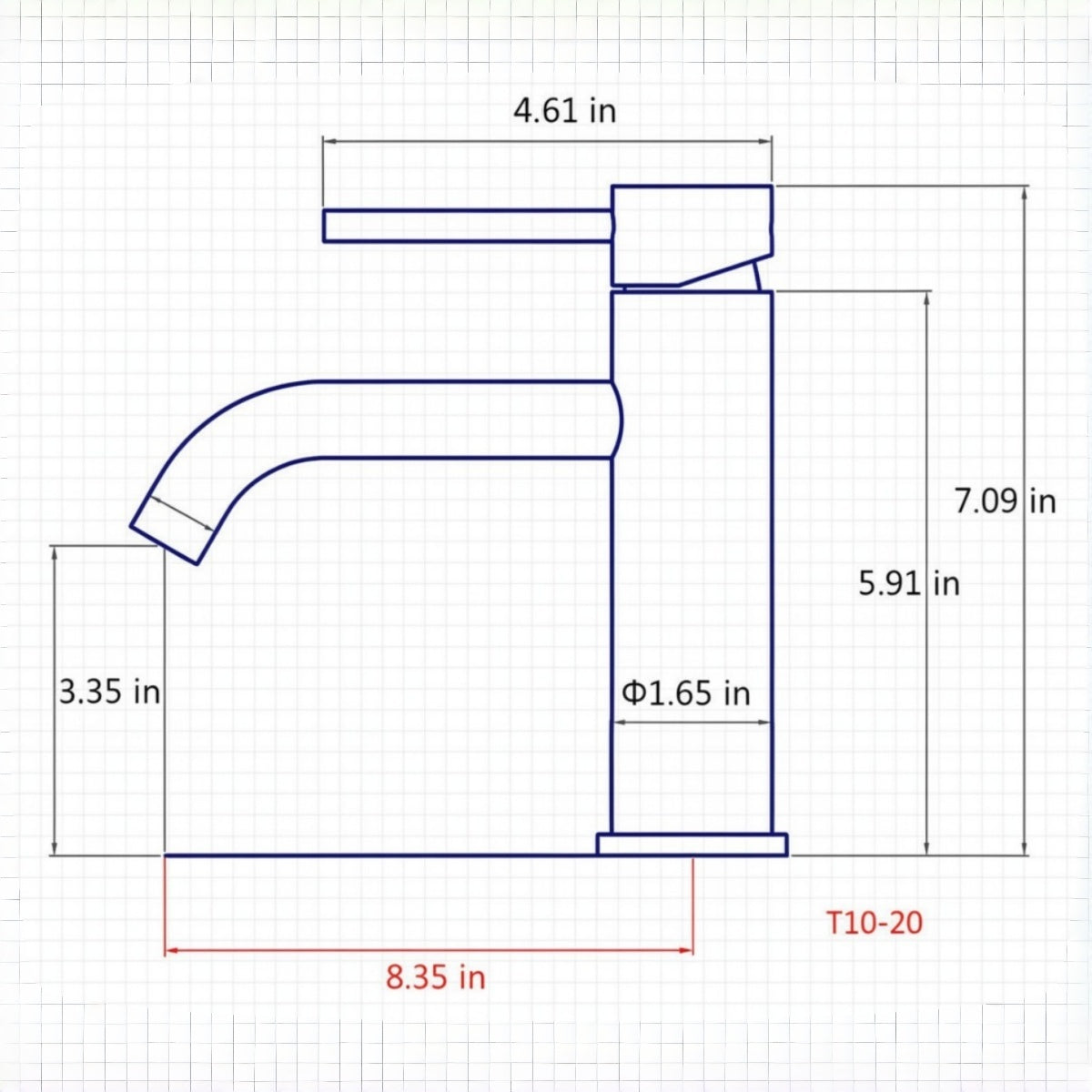 Single Hole Matte  Bathroom Faucet with Pop Up Drain Assembly and Faucet Supply Hose, Single Handle Lavatory Faucets for Sink, Sink Faucet Bathroom