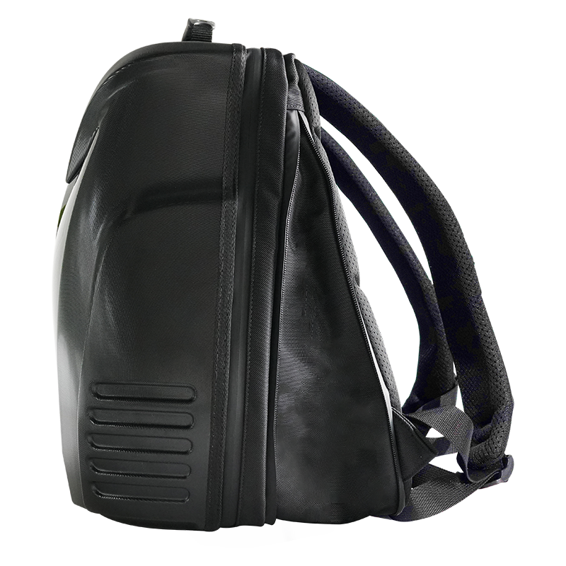 3D Hardshell Motorcycle Backpack with Customizable Display, Water Resistant Rider Backpack for 15.6 Inch Laptop