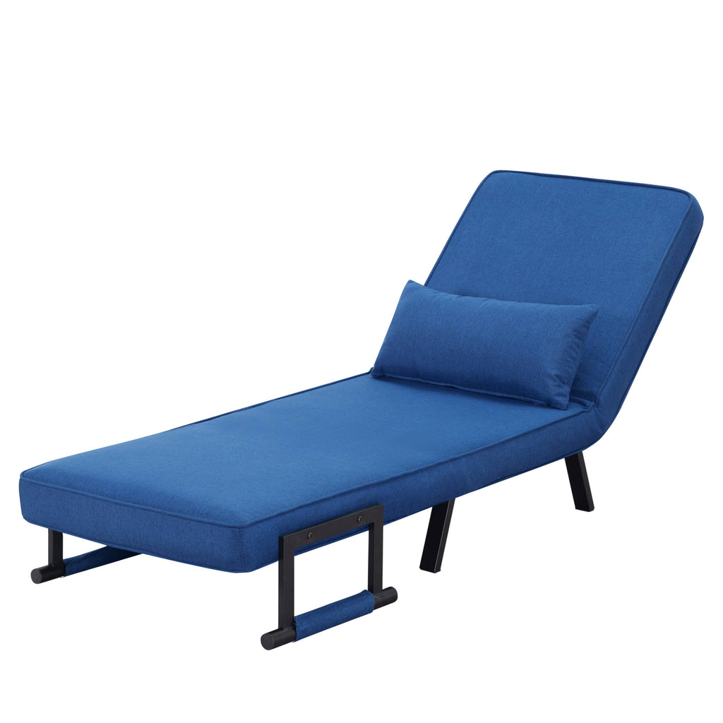 26” Folding Arm Chair Lounge 4-in-1 Convertible Sofa Bed