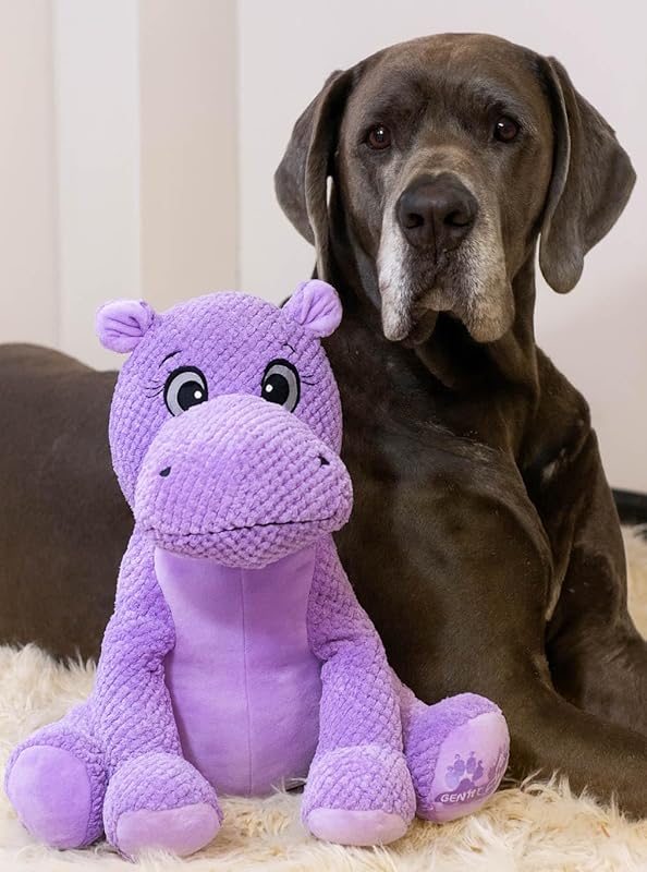 ZippyPaws Plush Pig Dog Toy | Heavy Duty Dog Toys for Dog Enrichment Toys for Large Dogs | Dog Toys Without Squeakers