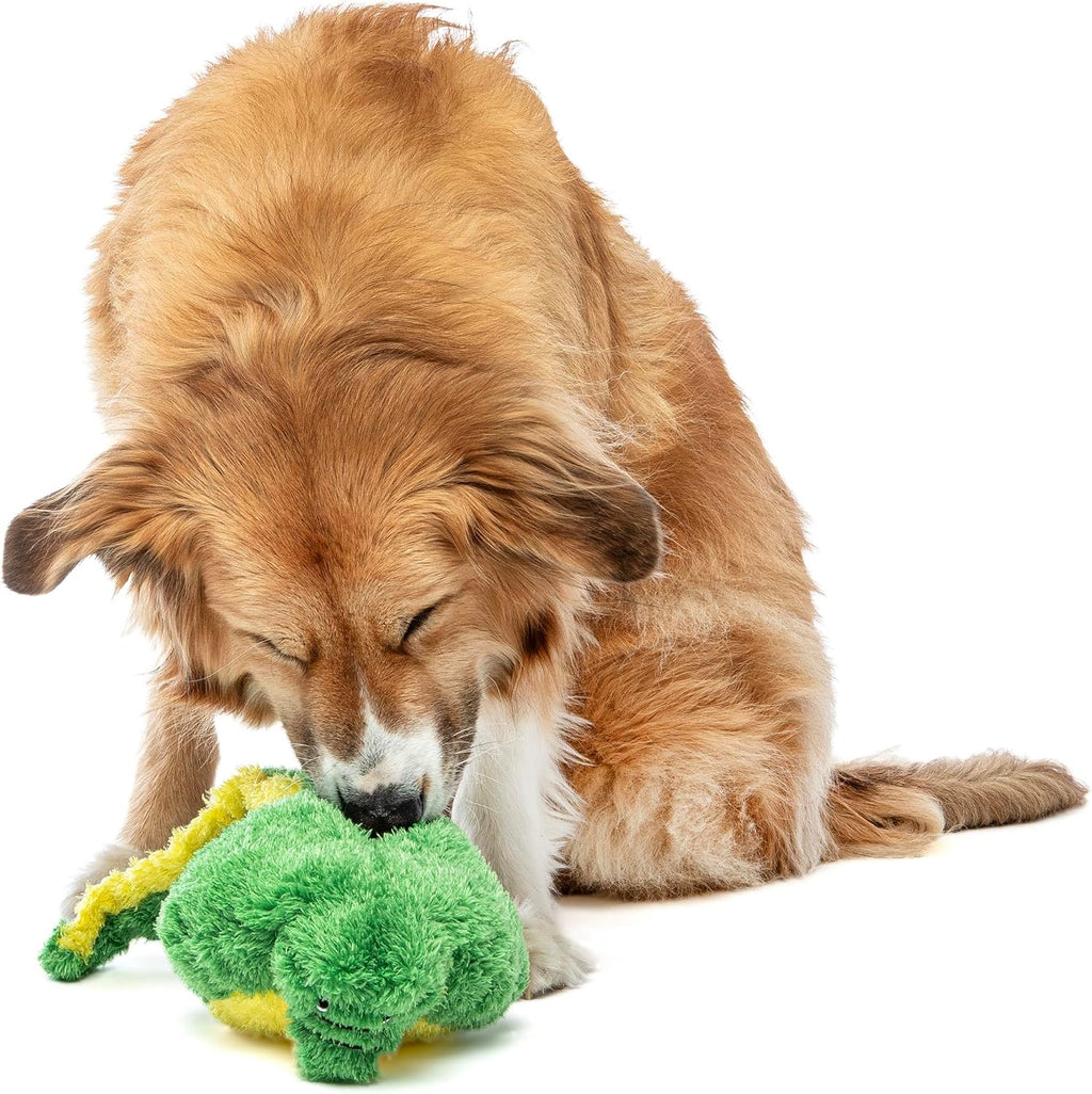 Dog Toy, Hides-Dispenses Treats, Squeaks-Crinkles, Soft Animal Character, Tug-Solve-Thrash-Play