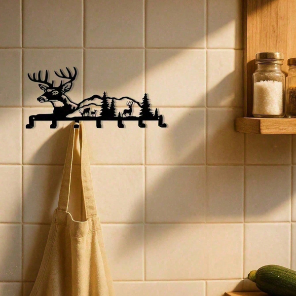 Deer Mountain Metal Wall Hooks