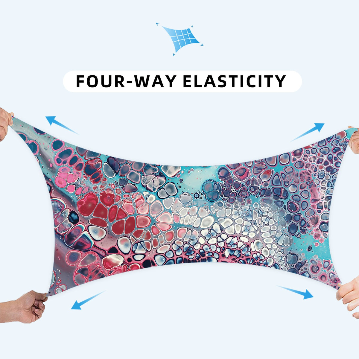 AEELLEEA Multifunctional Seamless Neck Gaiter, 4-Way Stretch Tubular Bandana, Breathable Sweat Wicking Headwear for Cycling Hiking Outdoor Sports