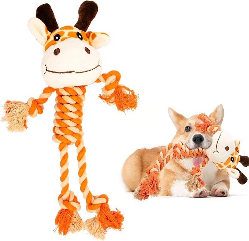 ZippyPaws Squeaky Plush Stuffed Crinkle Pet Chew Toys for  Dogs, Puppy Teething Toys for Boredom & Training