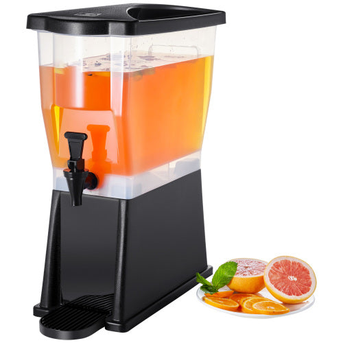 3 Gallon Beverage Dispenser, Plastic Juice Dispenser with Spigot and Lid, Drink Dispenser for Party, Restaurant, Hotel