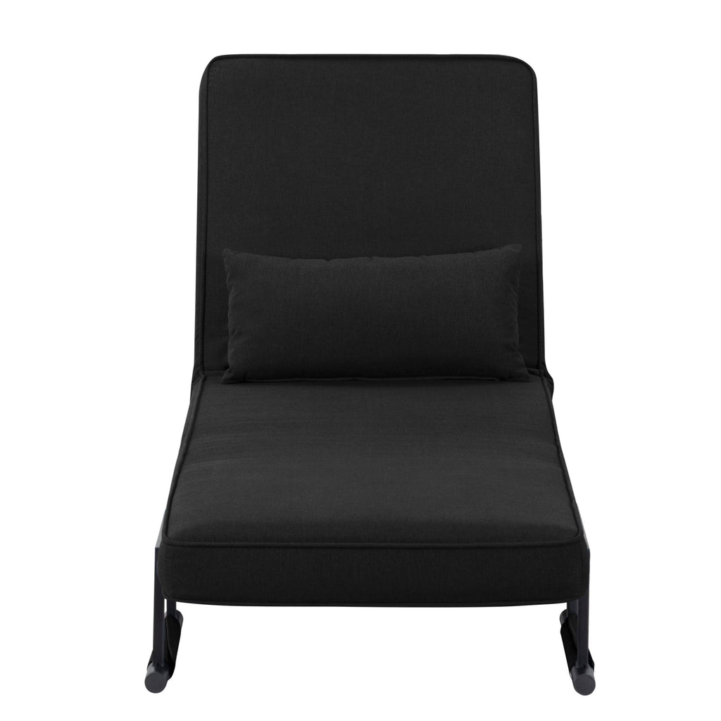 26” Folding Arm Chair Lounge 4-in-1 Convertible Sofa Bed