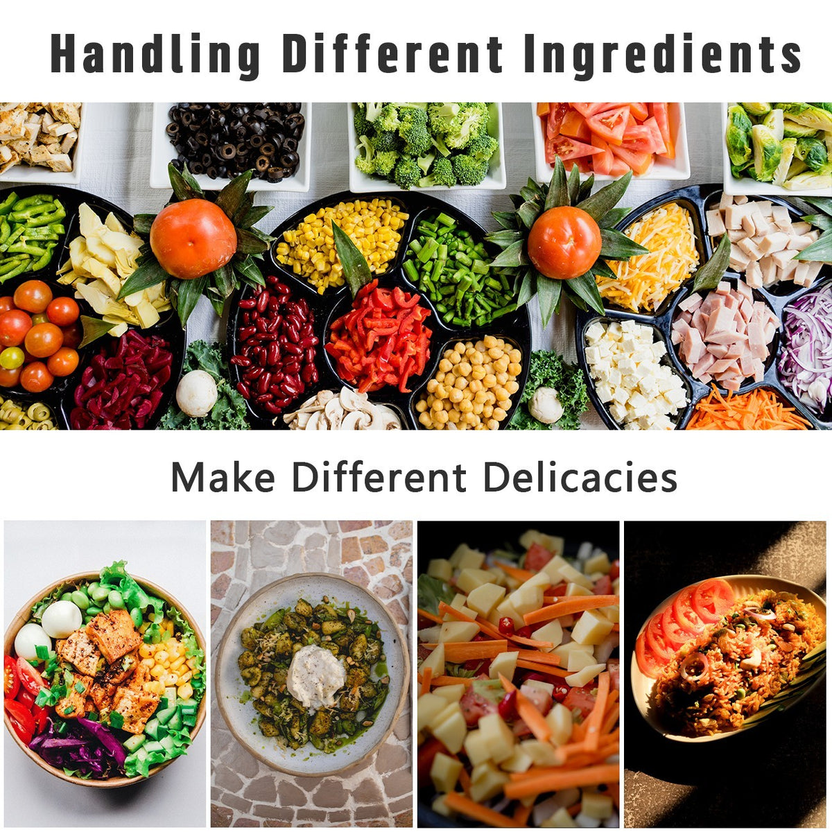 16 in 1 Vegetable Chopper, Multifunctional Veggie Slicer Dicer with 1.5L Storage Container, Interchangeable Blades & Hand Guard for Onion Carrot Fruit